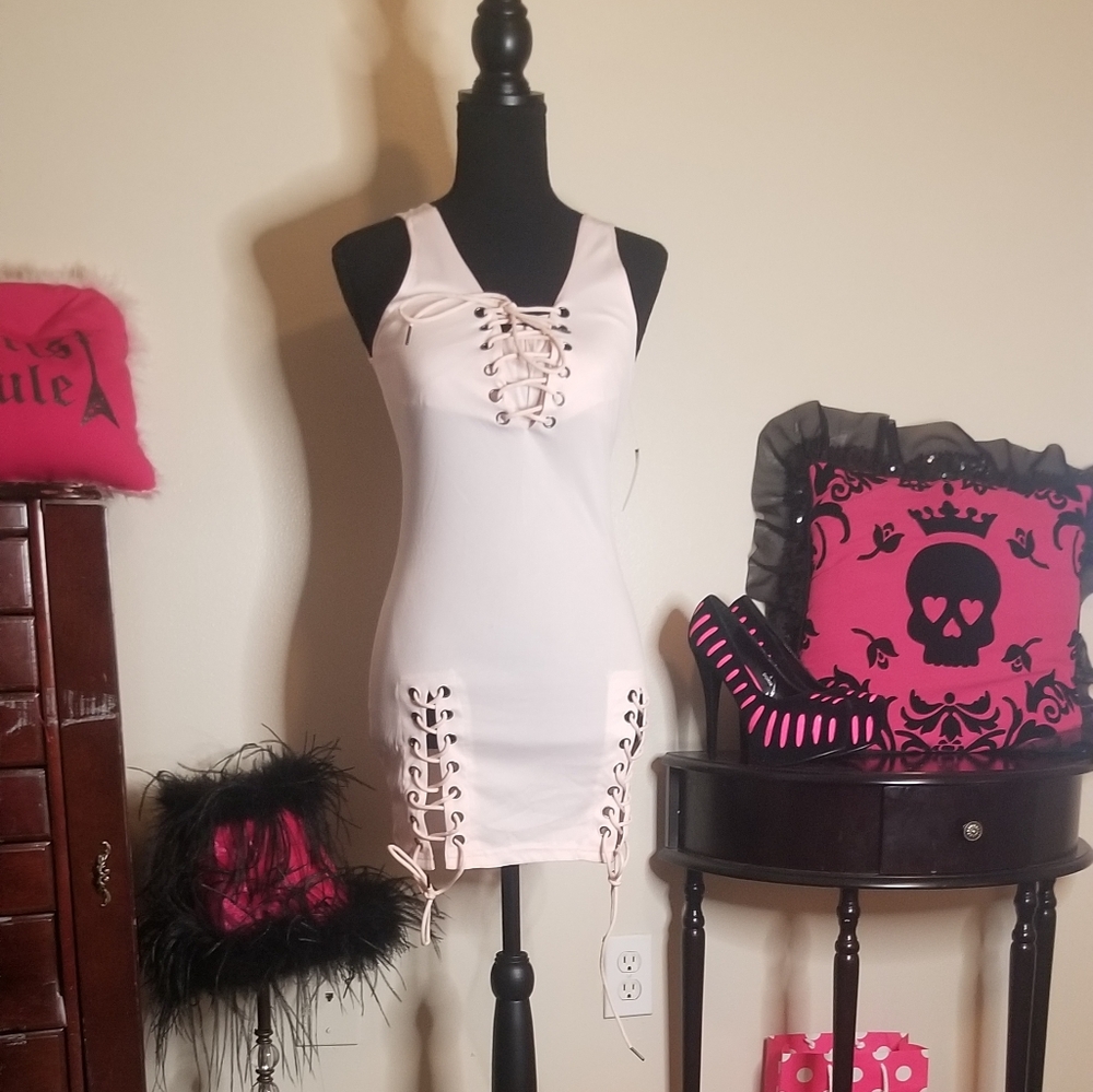 Cotton Candy Pick Mini Dress